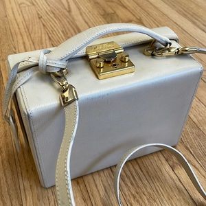 Vintage Mark Cross Cream ‘Grace’ Box Bag